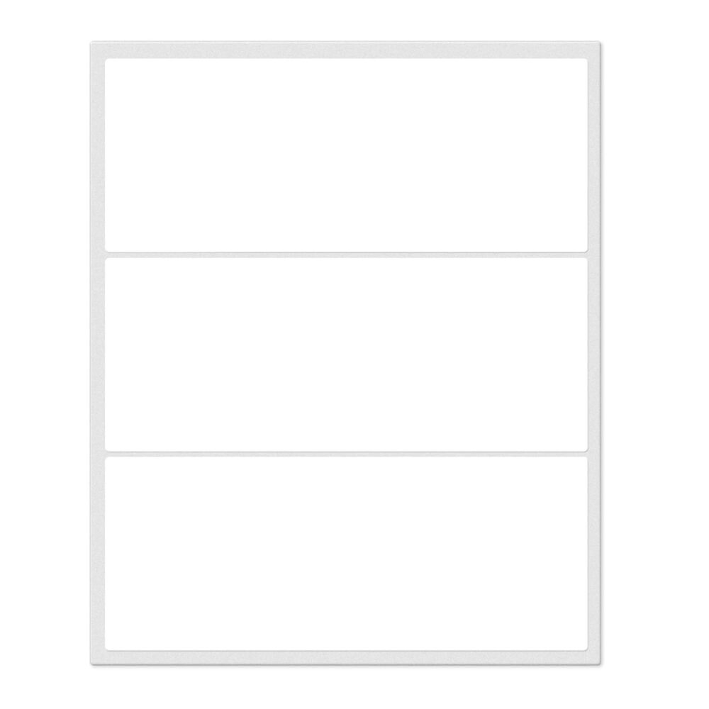 6526 White Color Coding Labels 4 × 2 Inches Self-Adhesive Rectangle - Picture 8 of 9